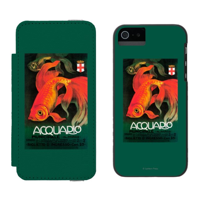Aquarium & Municipal Park Promotional Poster Incipio iPhone Wallet Case (Side by Side)