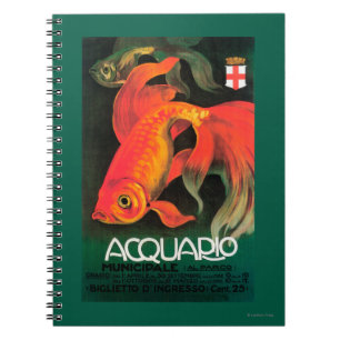 Aquarium & Municipal Park Promotional Poster Spiral Notebook