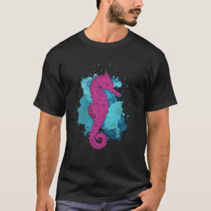 Aquarium Ocean Biology Underwater Sea Fish Seahors T-Shirt