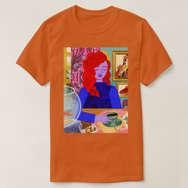 Aquarium Room T-Shirt (Design Front)