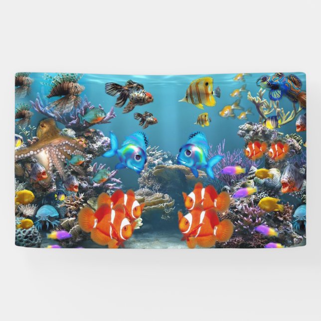 Aquarium Style Banner (Horizontal)