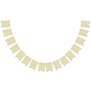 Aquarium - water colour fish pattern - yellow bunting 