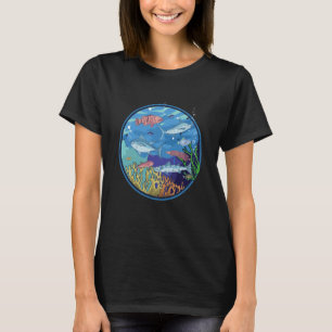 Aquarium with fish and aquatic plants marine fish T-Shirt