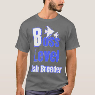 AquariumFishBossLevelBreederAngelfishFishTankLover T-Shirt