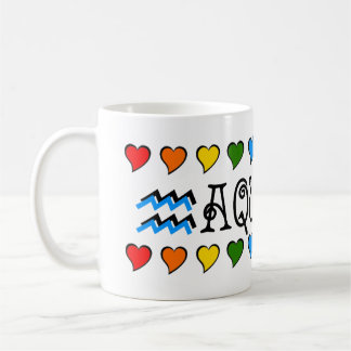 Aquarius 11oz. Classic Designer Mug