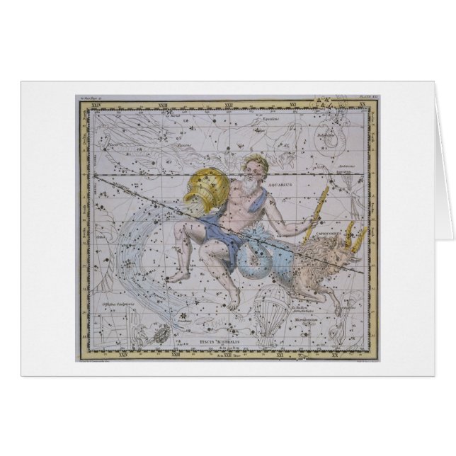 Aquarius and Capricorn, from 'A Celestial Atlas', (Front Horizontal)