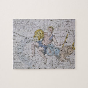 Aquarius and Capricorn, from 'A Celestial Atlas', Jigsaw Puzzle