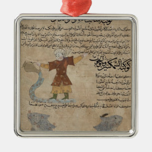 Aquarius and Pisces Metal Tree Decoration