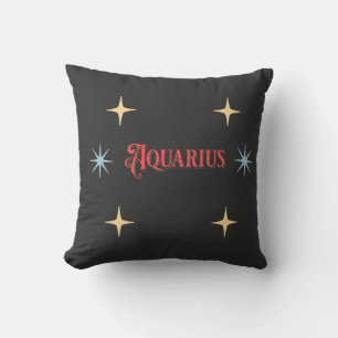 Aquarius Astrological Sign Cushion