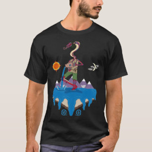 Aquarius Astrology Cosmic Trippy T-Shirt