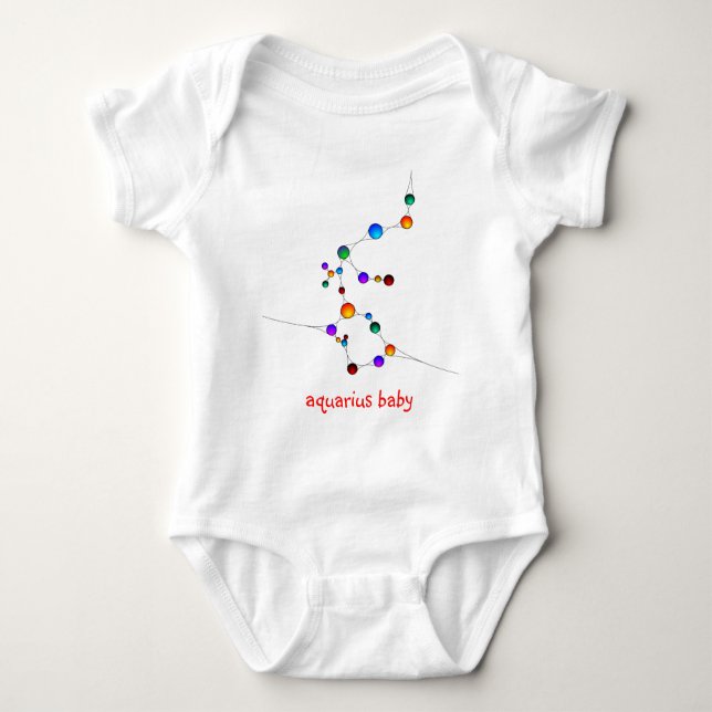 Aquarius Baby Bodysuit (Front)
