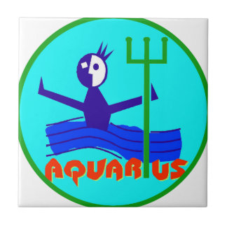Aquarius Badge Tile
