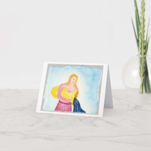 Aquarius Birthday Card (Front)