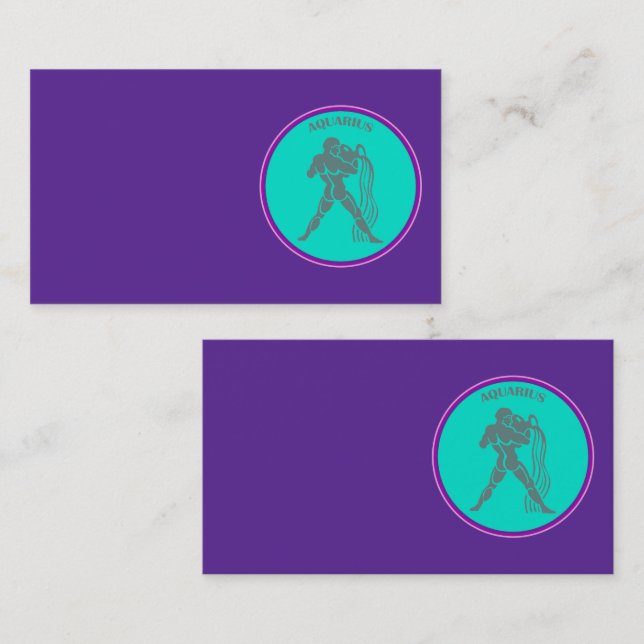 Aquarius Business Card (Front/Back)