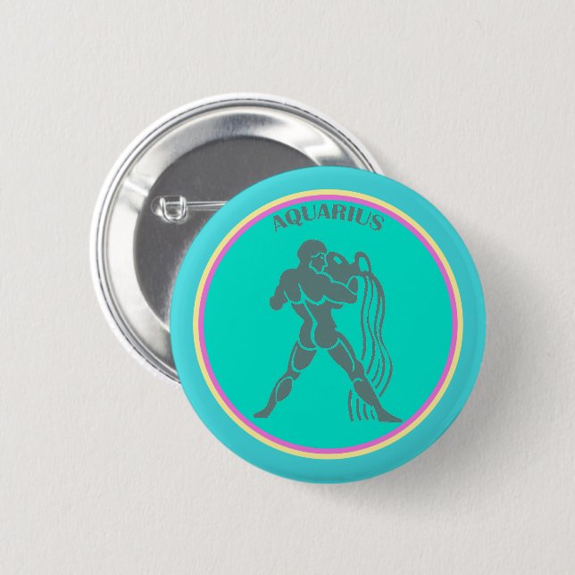 Aquarius Button (Front & Back)