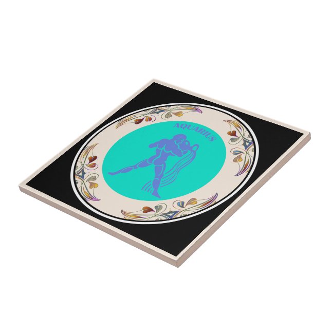 Aquarius Ceramic Tile (Side)