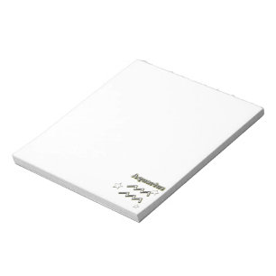 Aquarius chrome symbol notepad