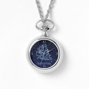 Aquarius Constellation and Zodiac Sign with Stars Watch