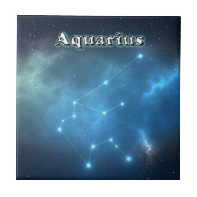 Aquarius constellation tile (Front)