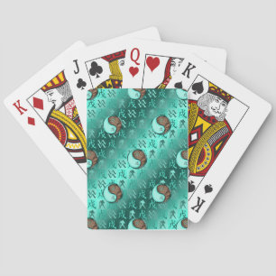 Aquarius & Earth Dog Playing Cards