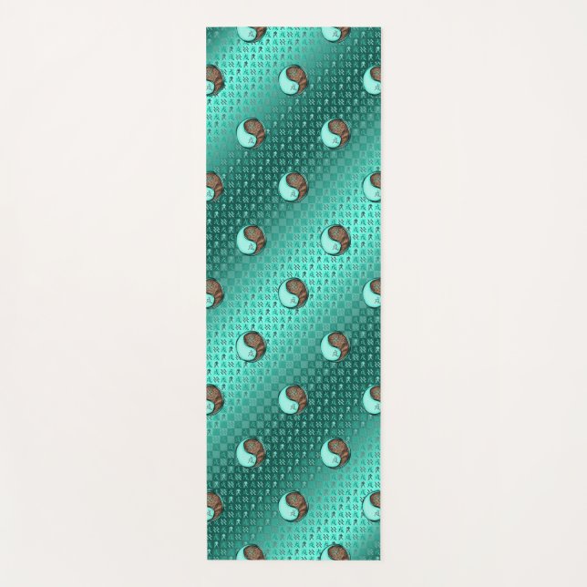 Aquarius & Earth Dog Yoga Mat (Front)