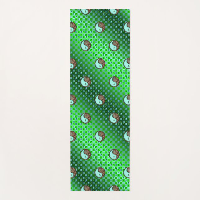 Aquarius & Earth Goat Yoga Mat (Front)