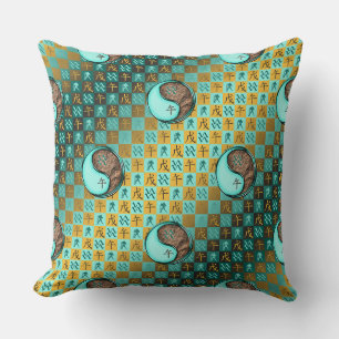 Aquarius & Earth Horse Cushion