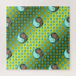 Aquarius & Earth Monkey Jigsaw Puzzle
