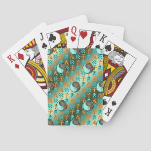 Aquarius & Earth Rat Playing Cards