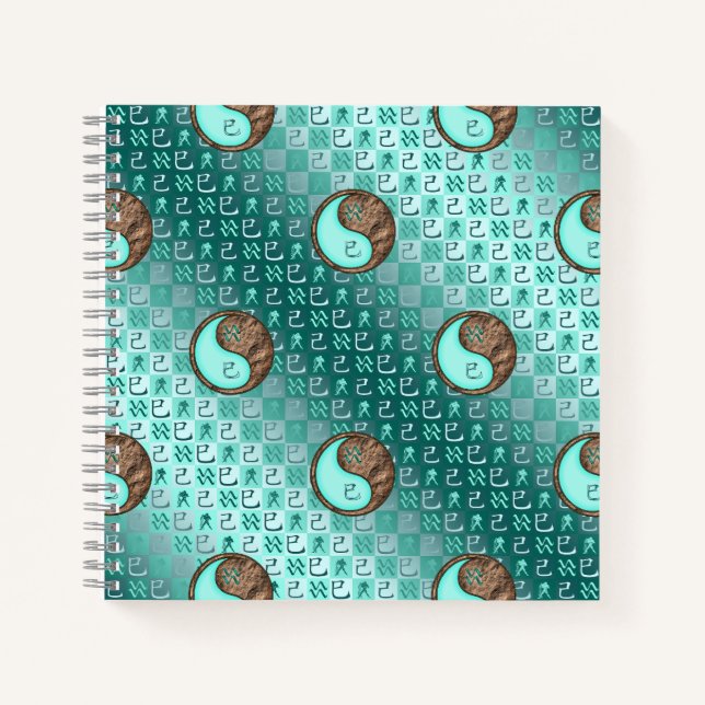 Aquarius & Earth Snake Notebook (Front)