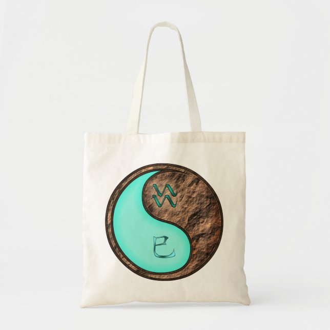 Aquarius & Earth Snake Tote Bag (Front)