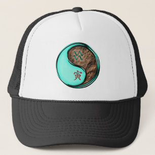 Aquarius & Earth Tiger Trucker Hat