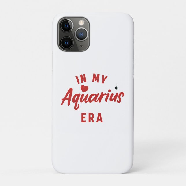 Aquarius era  iPhone Case ,Aquarius birthday gift (Back)