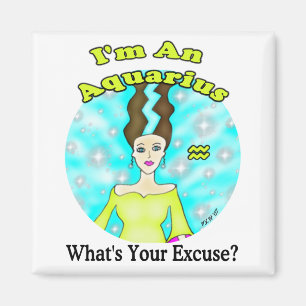 Aquarius Excuse Magnet