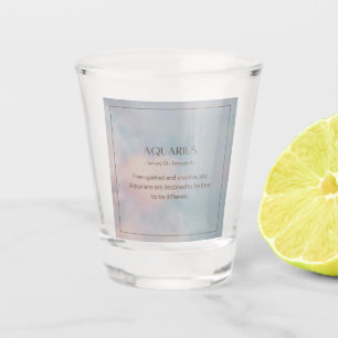 Aquarius Feminine Shot Glass