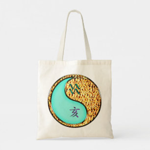Aquarius & Fire Boar Tote Bag