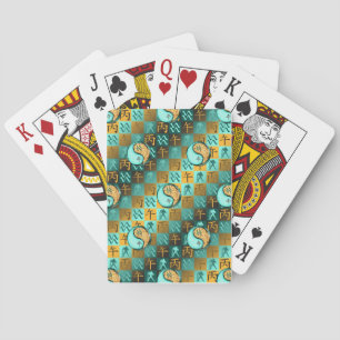 Aquarius & Fire Horse Playing Cards