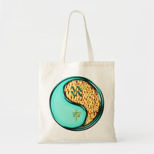 Aquarius & Fire Monkey Tote Bag