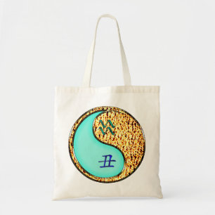 Aquarius & Fire Ox Tote Bag