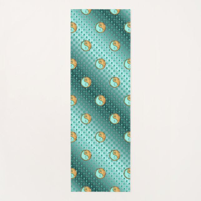 Aquarius & Fire Snake Yoga Mat (Front)