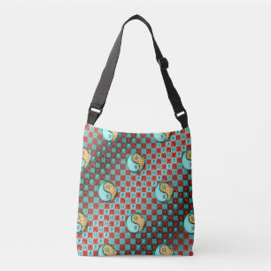 Aquarius & Fire Tiger Crossbody Bag