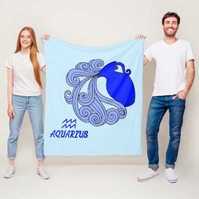 Aquarius Fleece Blanket (In Situ)