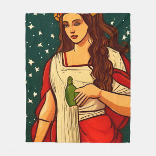 Aquarius fleece blanket