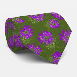 Aquarius Floral Vintage Two-sided Tie