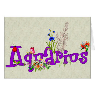 Aquarius Flowers