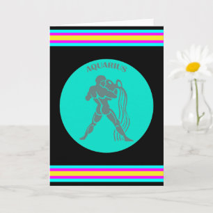Aquarius Greeting Card