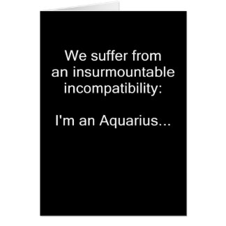 Aquarius Incompatibility