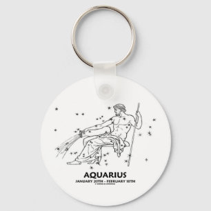 Aquarius (January 20th - February 18th) Key Ring
