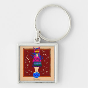 Aquarius Key Ring