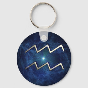 Aquarius Key Ring
